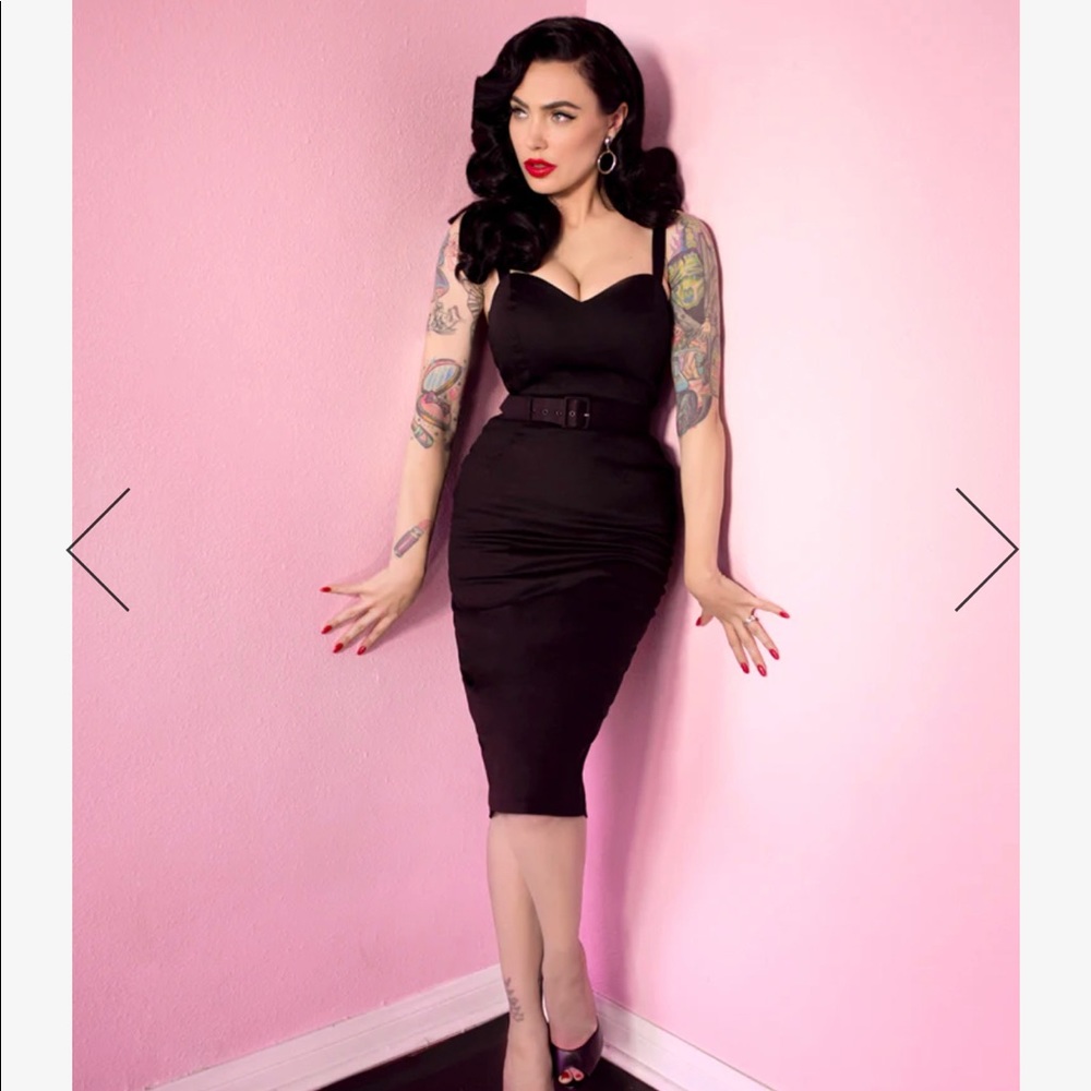 EUC XL Sweetheart wiggle dress raven black